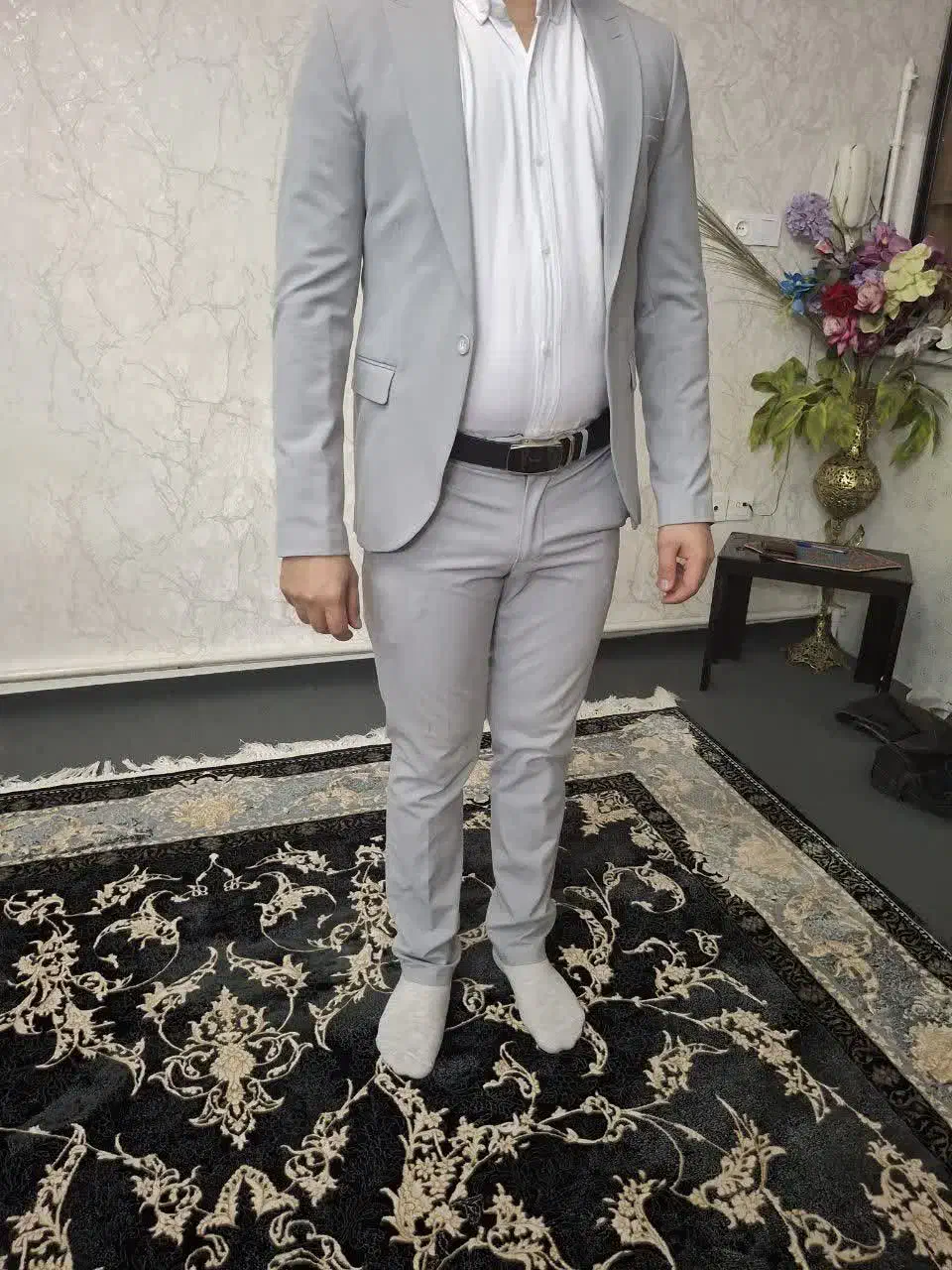 کت وشلوار طوسی مردانه کاملا نو بفروش می رسد|لباس|گلستان (تهران), |دیوار