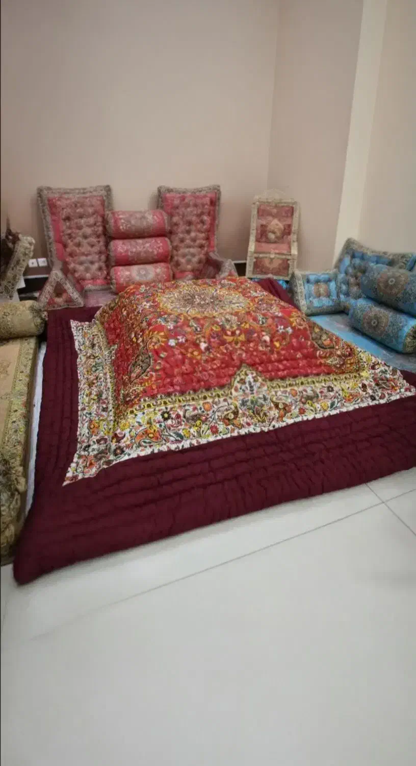 لحاف کرسی بیوک سنتی سفارشی ابعاد 4 در 4 متر فول|رختخواب، بالش، پتو|تهران, شهرک ولیعصر جنوبی|دیوار