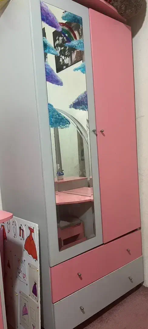 سرویس خواب نوجوان ست کامل برند آپادانا|تخت و سرویس خواب|آبادان, |دیوار