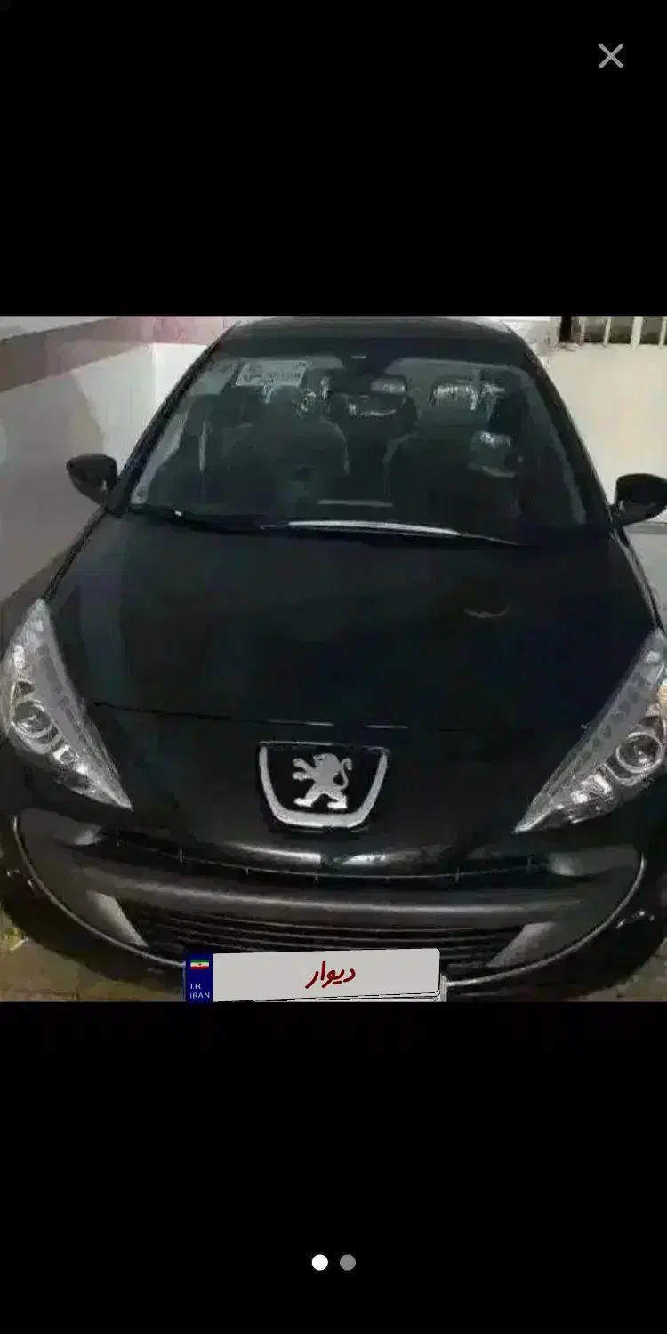 فروش ۲۰۷ مشکی خشک سقف فلز|خودرو سواری و وانت|نوشهر, |دیوار