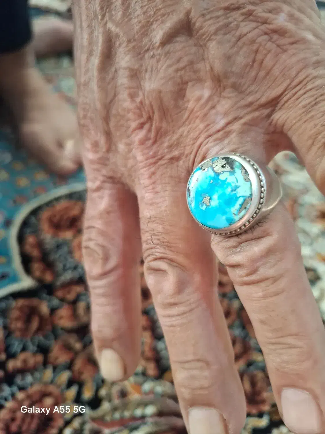 انگشتر فیروزه شجر نیشابوری دست ساز|جواهرات|اقبالیه, |دیوار