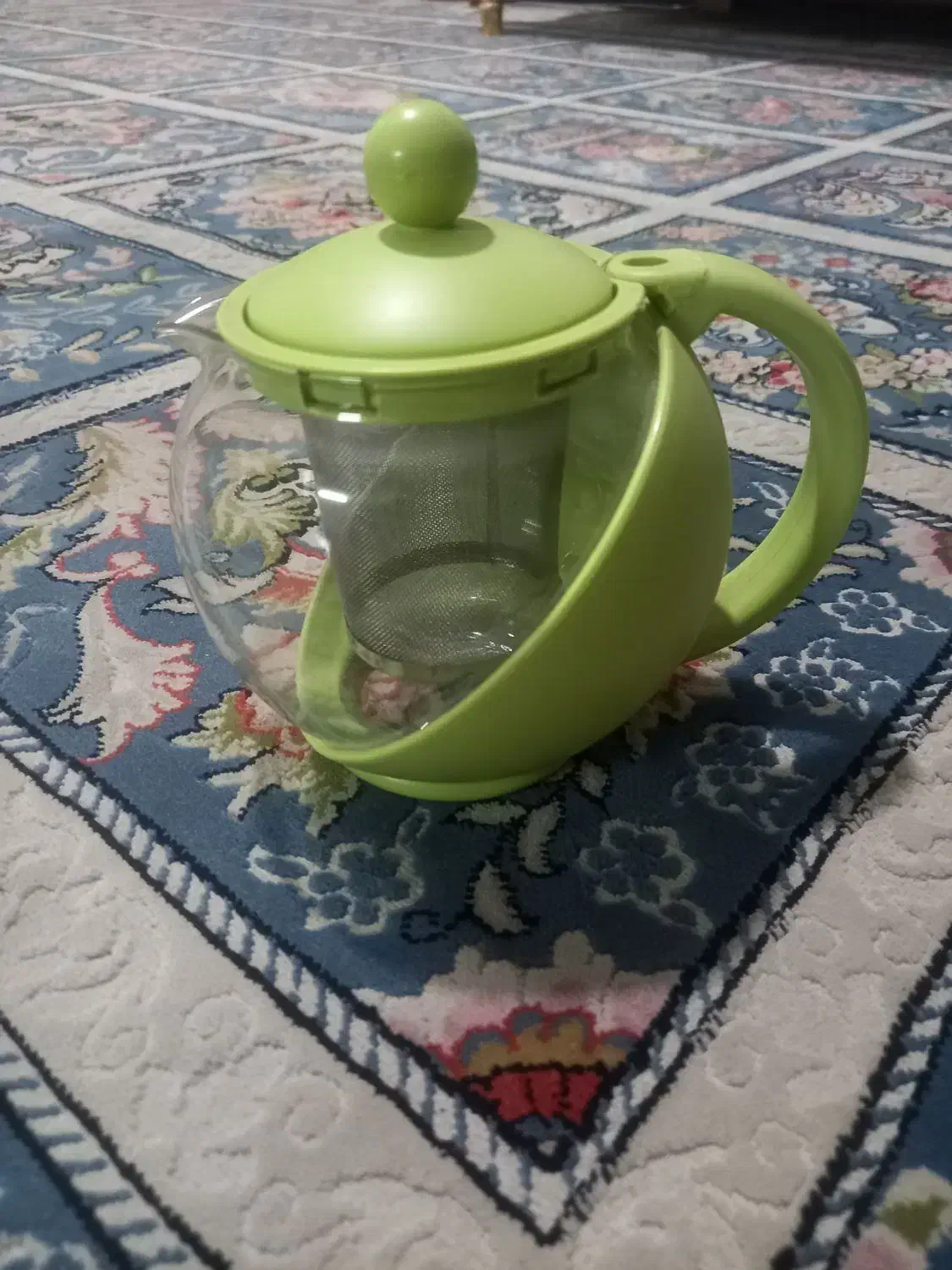 قوری پیرکس وتزیینی|ظروف سرو و پذیرایی|قم, باجک یک|دیوار