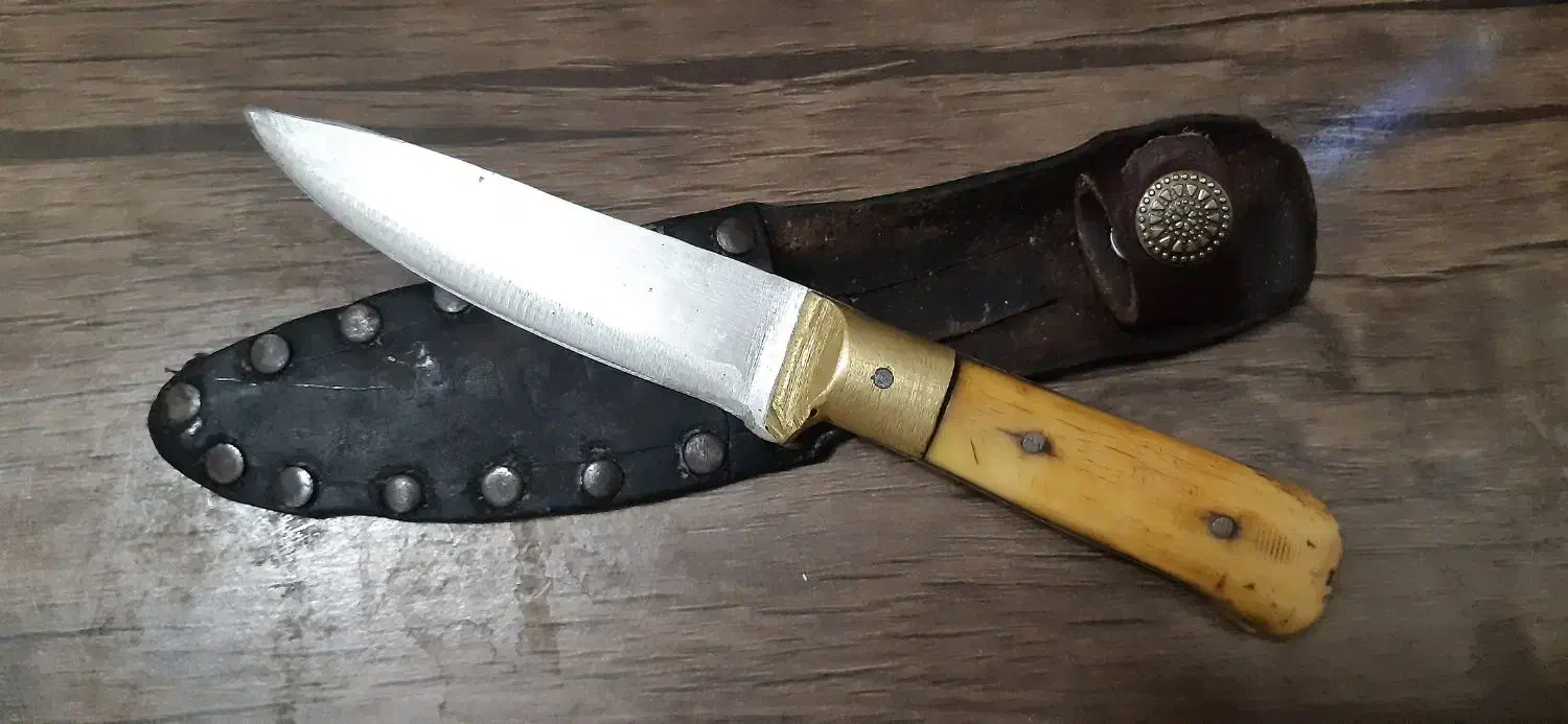چاقو گالشی اصل قدیمی|کلکسیون اشیاء عتیقه|سرخنکلاته, |دیوار