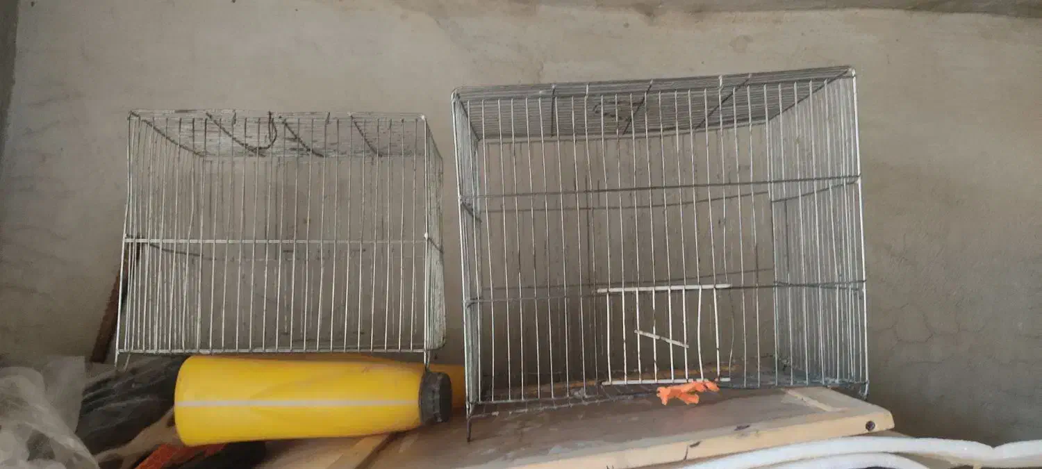معاوضه دو عدد قفس پرنده|لوازم جانبی حیوانات|ایلام, |دیوار