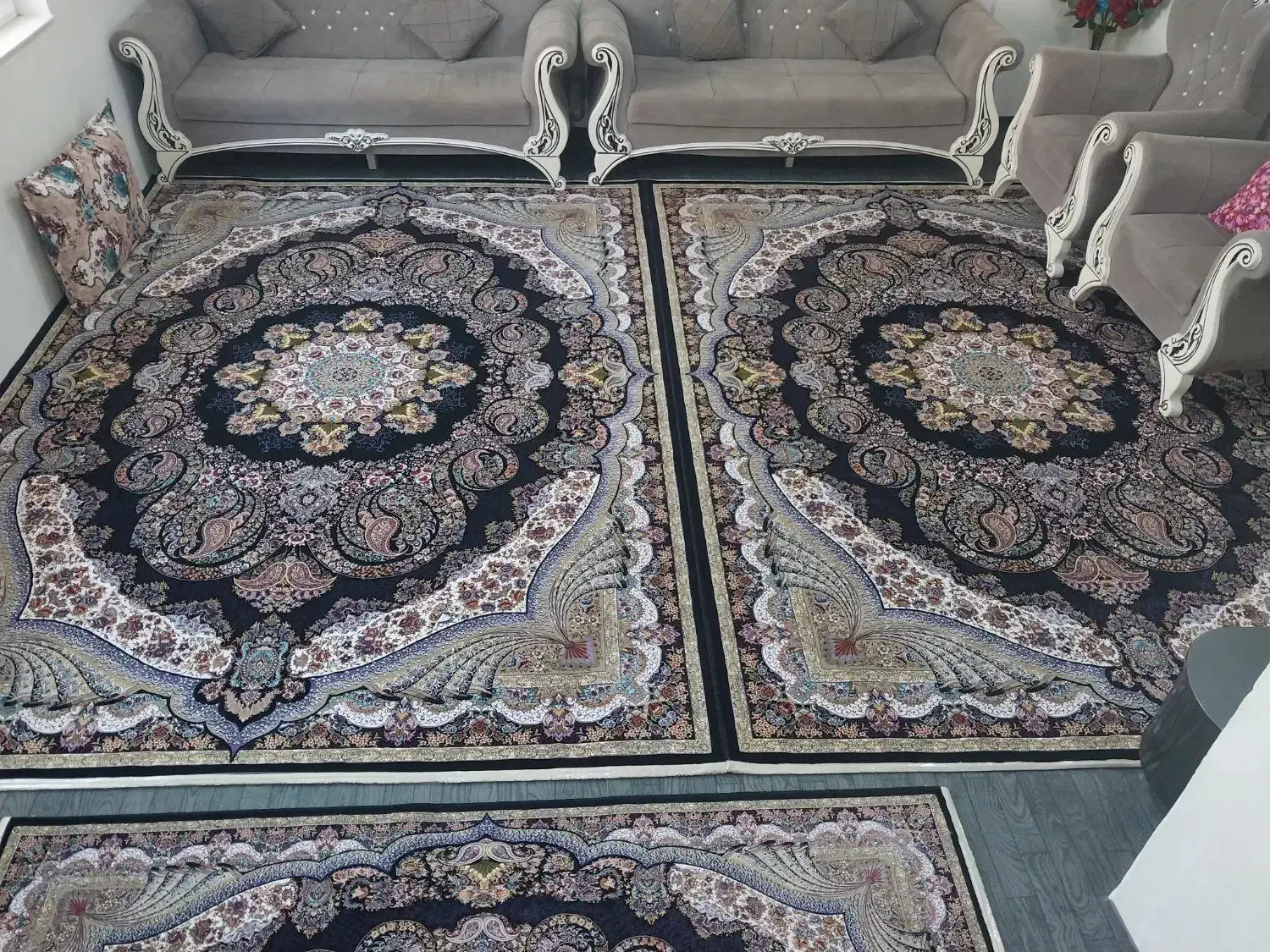 فروش ۲ تخته  فرش ۹ متری|فرش|شوط, |دیوار