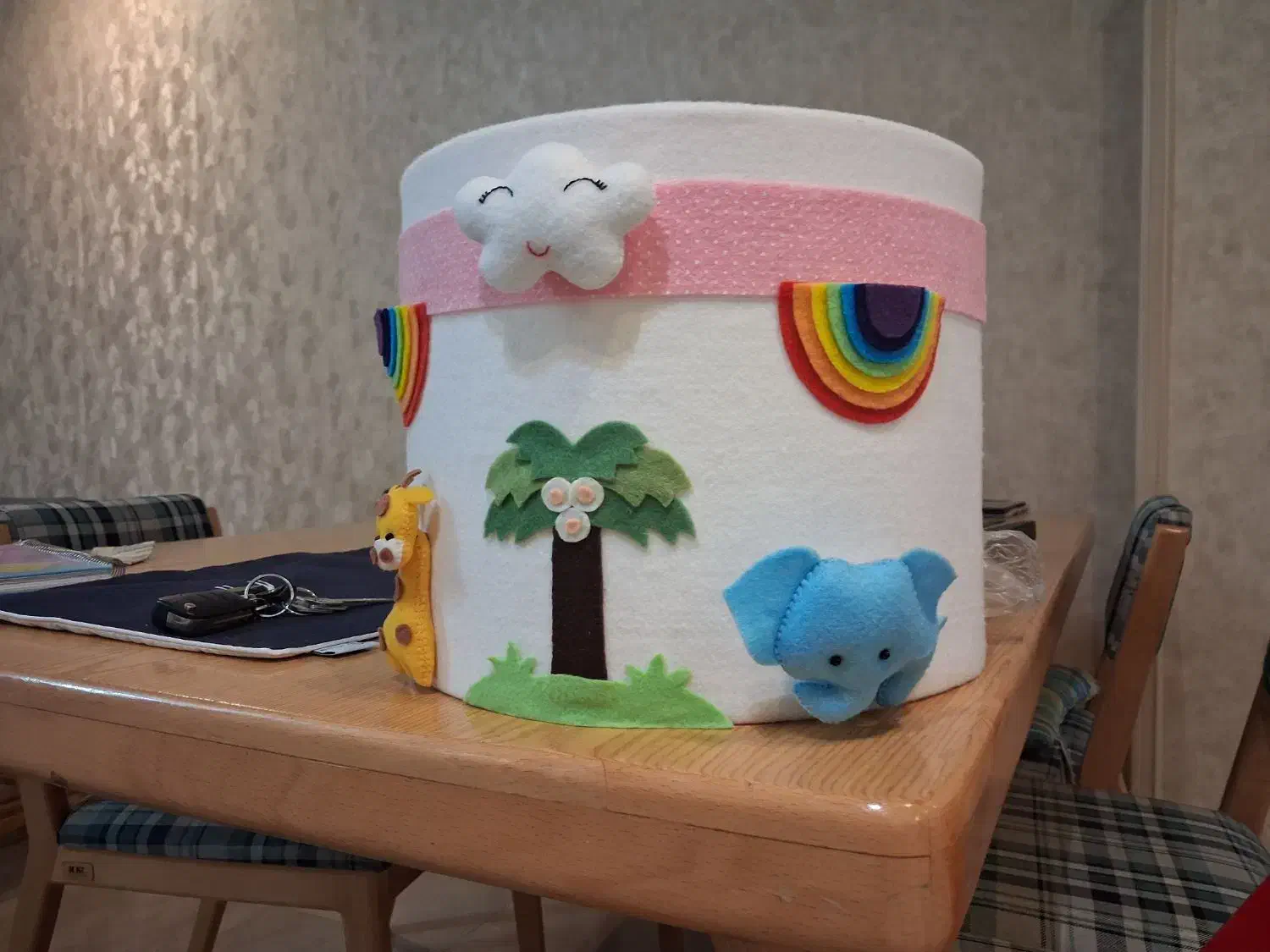 لوستر دیوار کوب کودک نمدی|لوستر و چراغ آویز|تهران, گیشا|دیوار