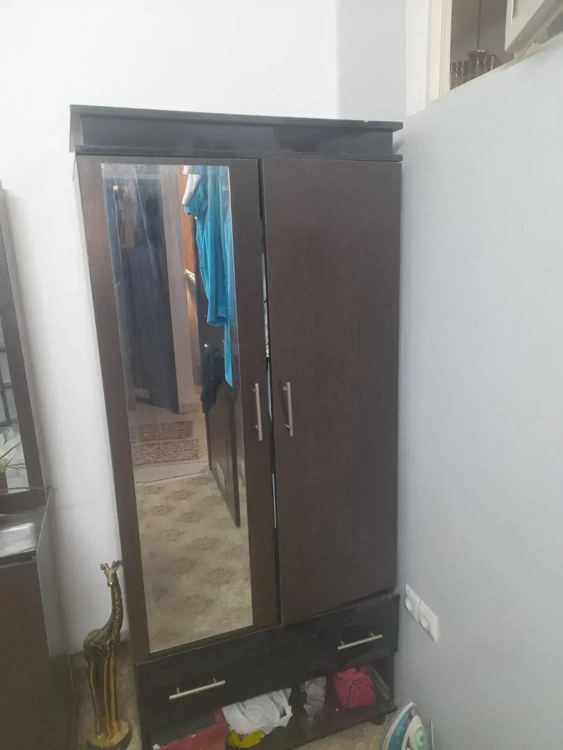 کمد دیواری و آینه دراور|جاکفشی، کمد، دراور|مشهد, هنرور|دیوار