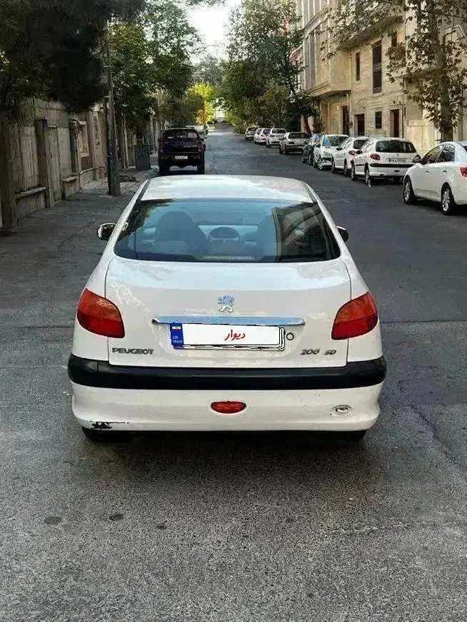 پژو ۲۰۶ صندوقدار v9|خودرو سواری و وانت|تهران, صادقیه|دیوار