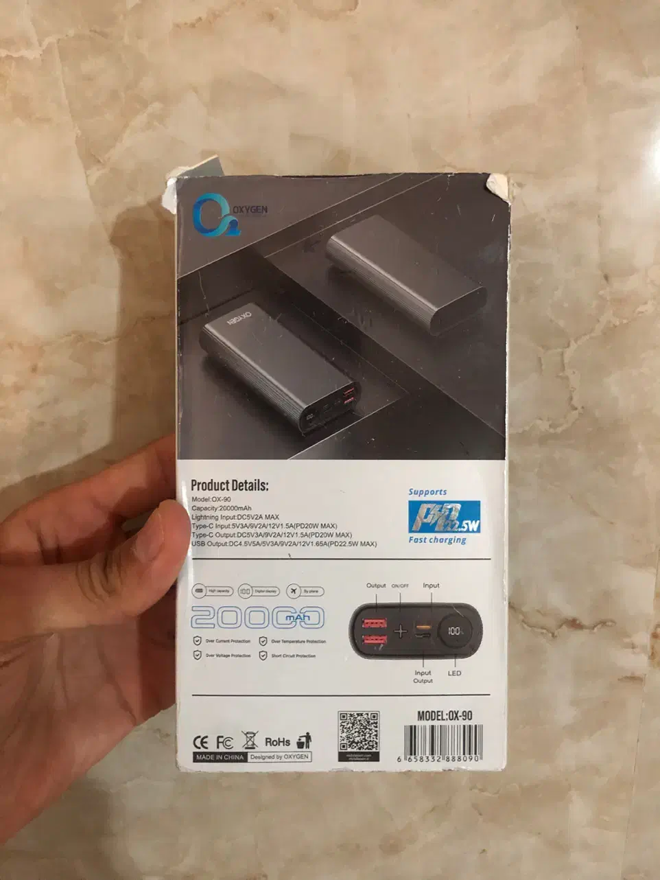 پاور بانک OX-90|لوازم جانبی موبایل و تبلت|ارومیه, |دیوار