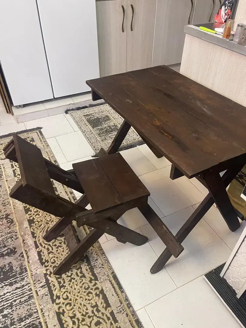 سرخ کن میز صندلی چوبی تاشو ساعت گلدان کباب پز|مبلمان خانگی و میز عسلی|پرند, فاز ۶|دیوار