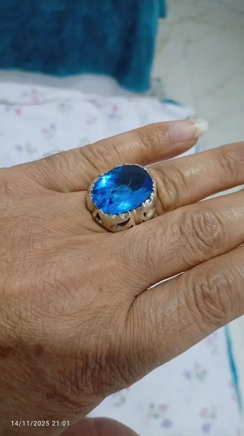 انگشترتوپازسوئیس رکاب دستساز ،کلکسیونی|جواهرات|کرمانشاه, |دیوار