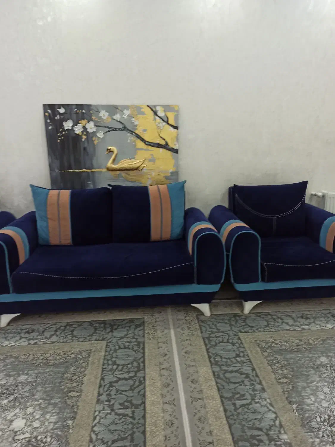 مبل راحتی درحدنو هفت نفره|مبلمان خانگی و میز عسلی|رباط‌کریم, نصیرشهر|دیوار