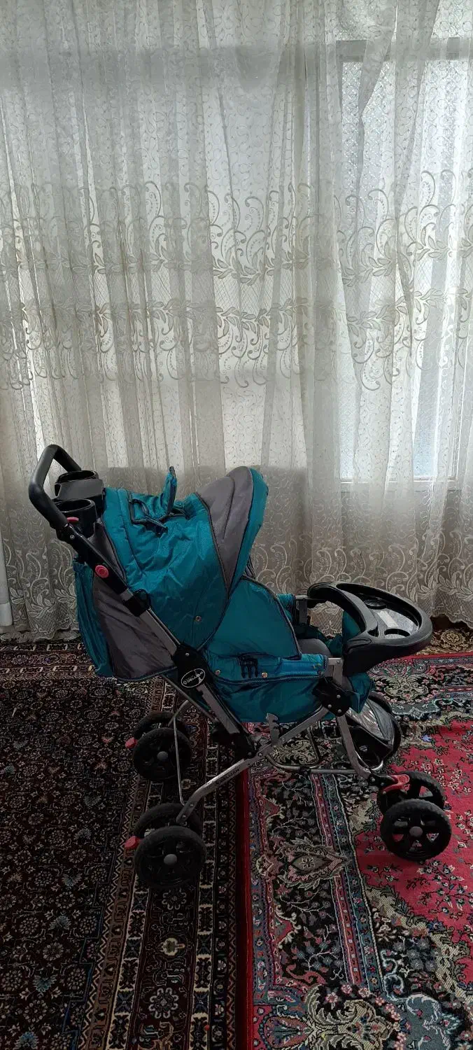 فروش کالسکه روروک و کریر صندلی ماشین مارک دلیجان|کالسکه و لوازم جانبی|رشت, لاکان شهر|دیوار