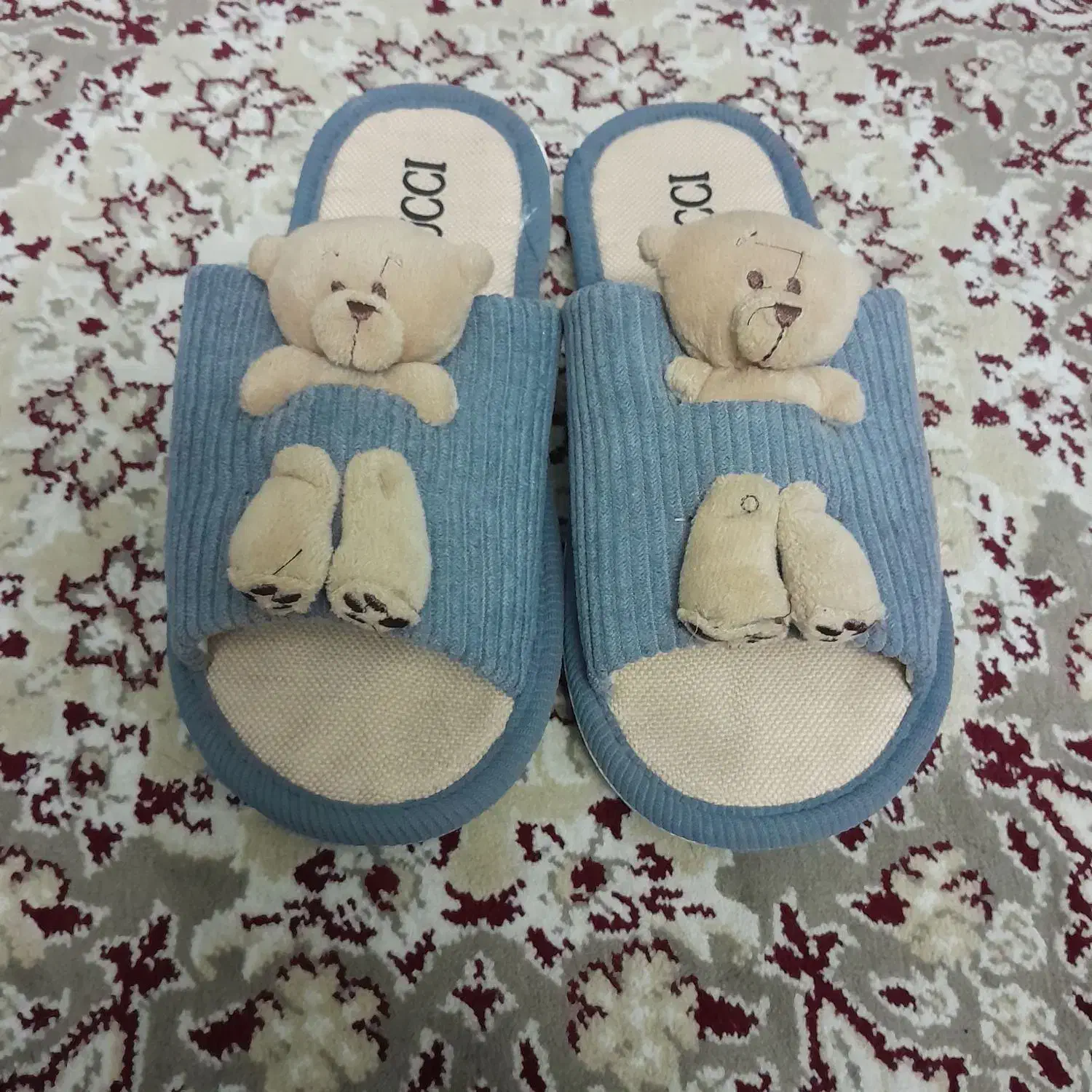 دمپایی طرح خرس|کیف، کفش، کمربند|رشت, پل تالشان|دیوار