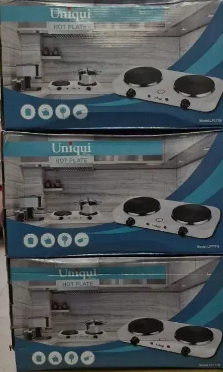 اجاق برقی دو شعله صفحه چدن برند یونیک ۷۷۷|اجاق گاز و لوازم برقی پخت‌وپز|مشهد, مصلی (کارمندان اول)|دیوار