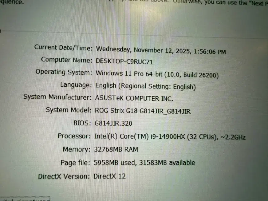 لپتاپ گیمینگ Asus ROG STRIX G18 (g814)|رایانه همراه|تهران, شیوا|دیوار