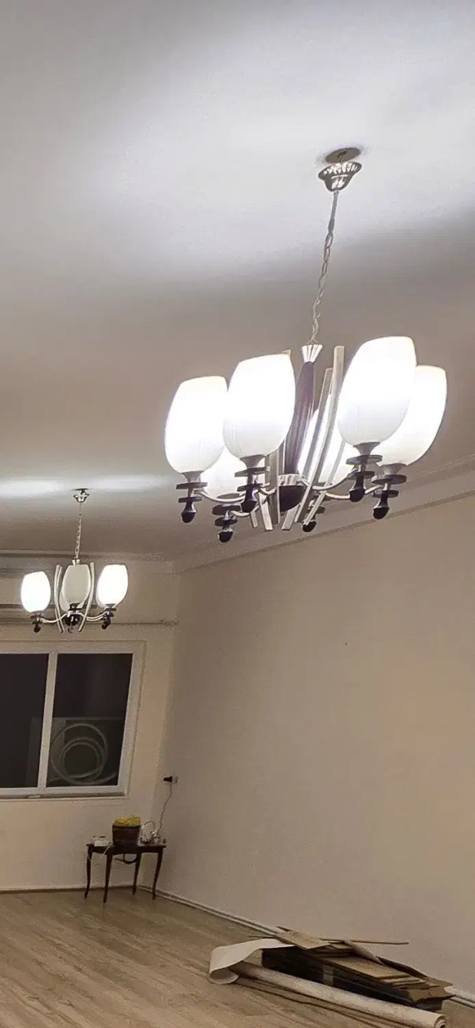 ۲ عدد لوستر ۶ شاخه|لوستر و چراغ آویز|گرگان, |دیوار