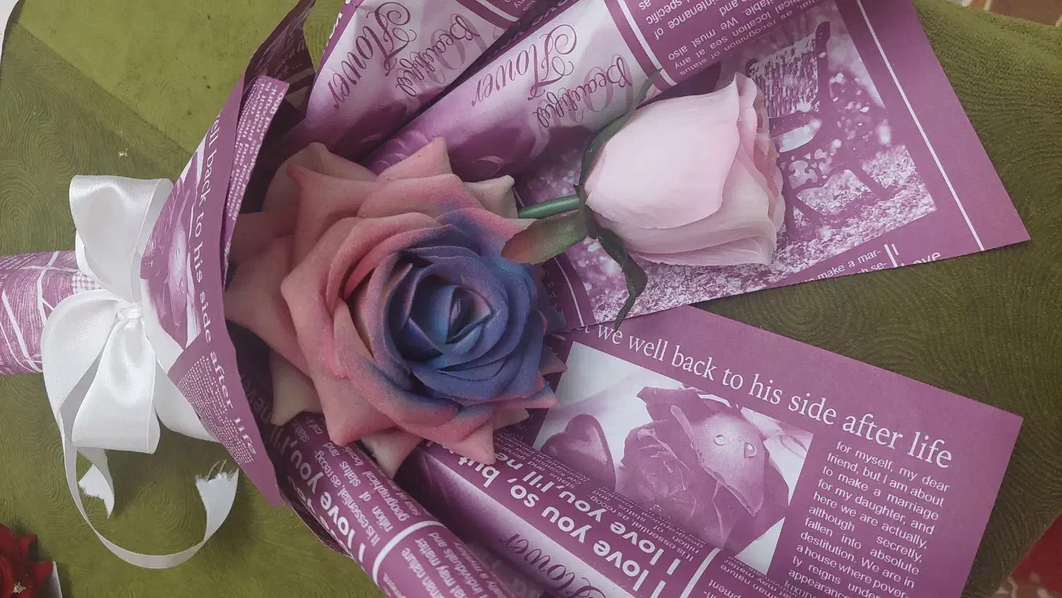 گل رز مصنوعی|گل مصنوعی|سلماس, |دیوار