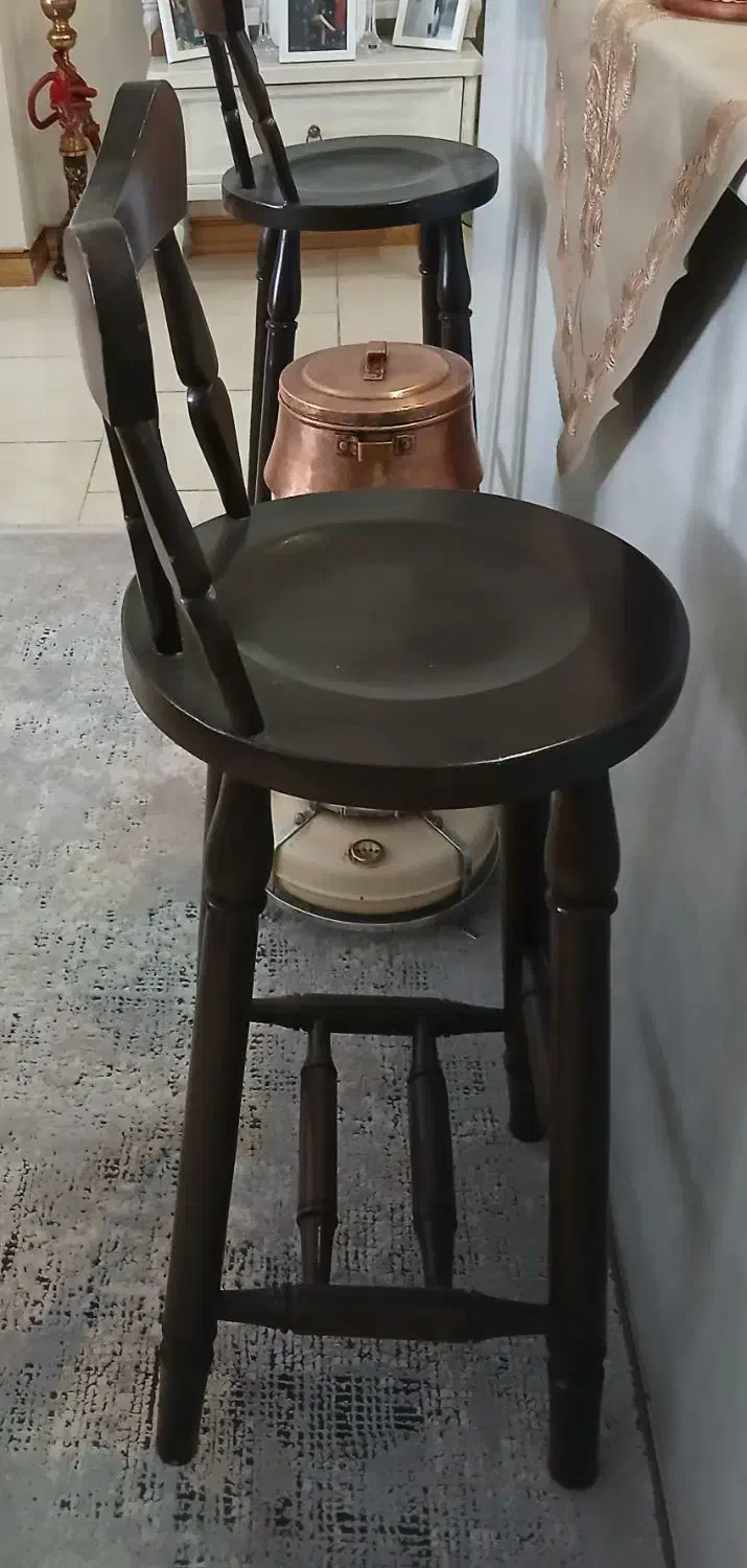 ۲ عدد صندلی اپن در حد نو بسیار شیک|میز و صندلی غذاخوری|پردیس, فاز ۸|دیوار