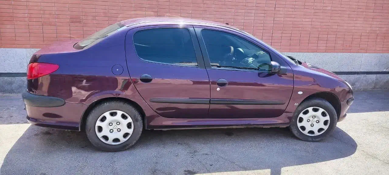 پژو 206 V8 Sd|خودرو سواری و وانت|شیراز, باغ تخت|دیوار