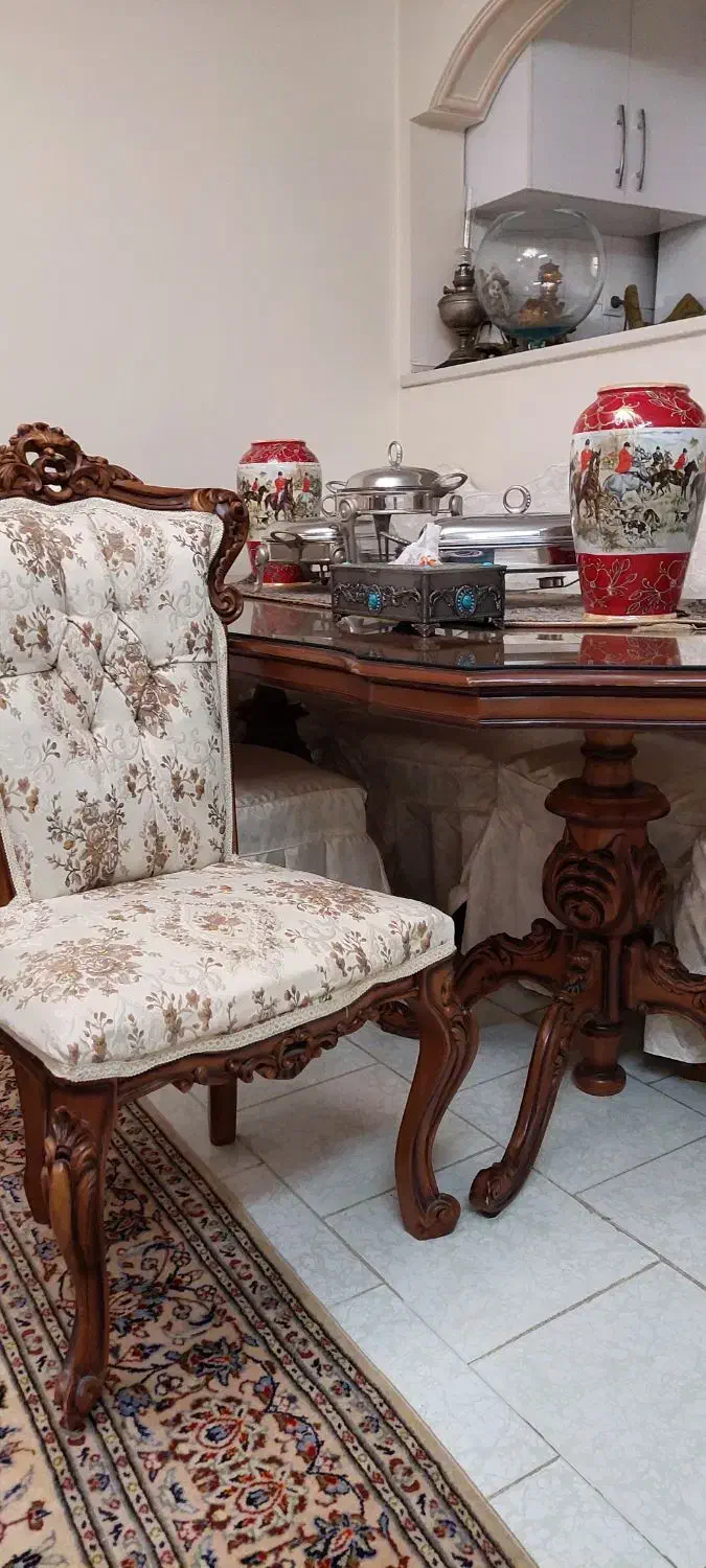 میز ناهار خوری ۸ نفره|میز و صندلی غذاخوری|تهران, دهم فروردین|دیوار