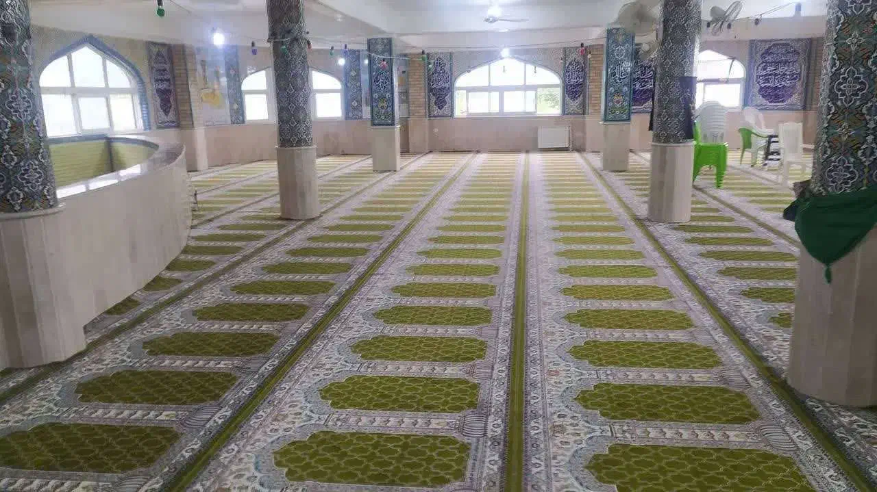 سجادهفرش جدید مسجدی در بهبهان|فرش|بهبهان, |دیوار