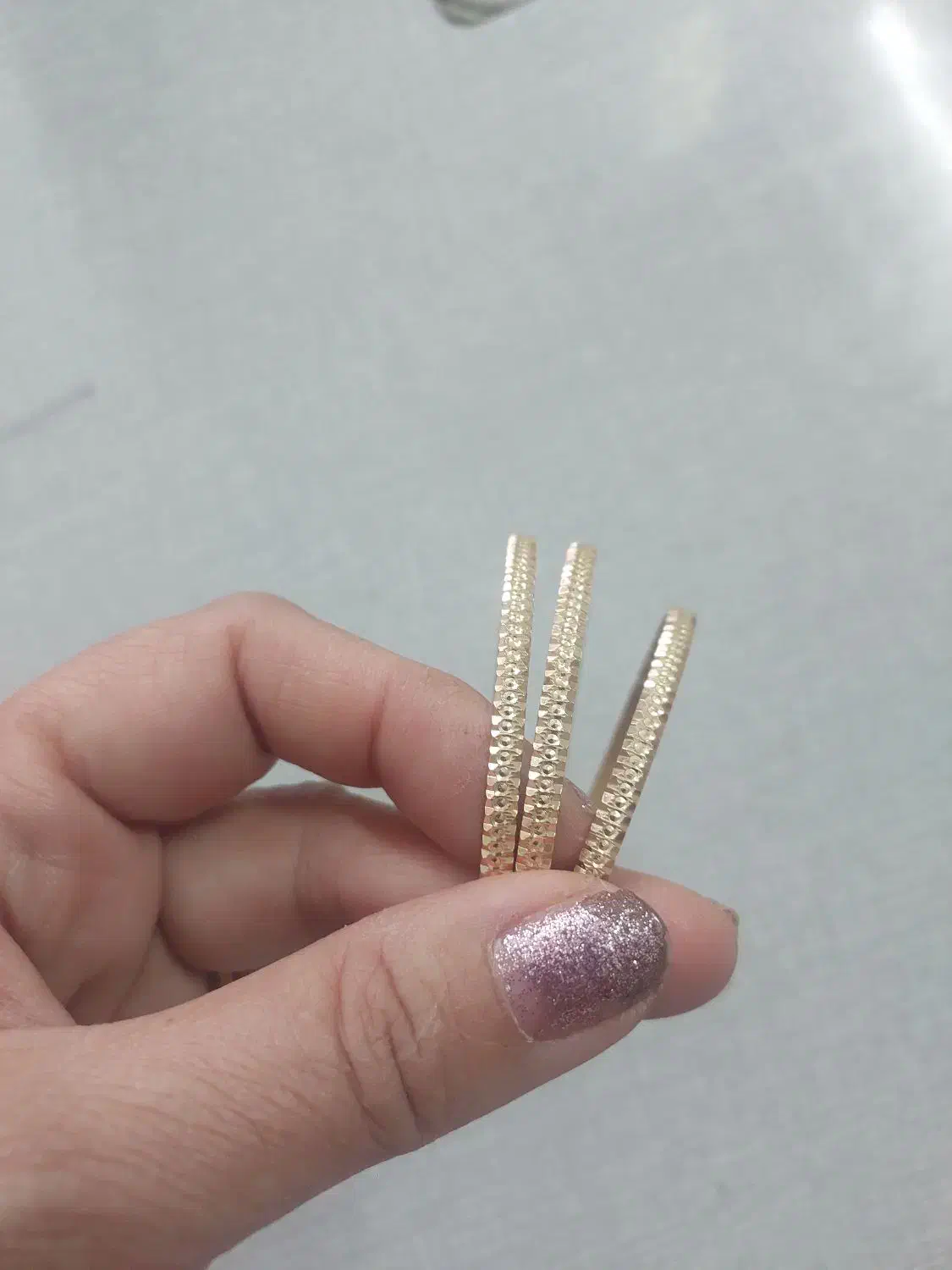 سه عدد النگو طلاروس رنگ ثابت|بدلیجات|ملایر, |دیوار