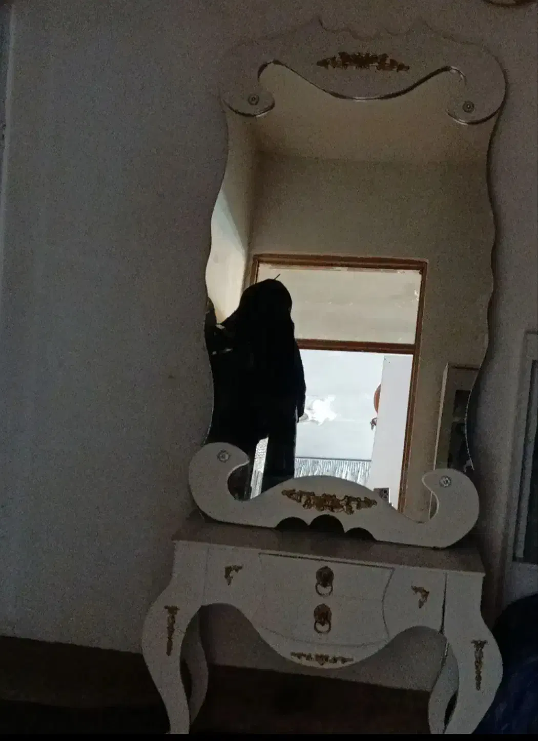 آینه شمعدان سفید طلایی|آینه|سبزوار, اسلام آباد|دیوار