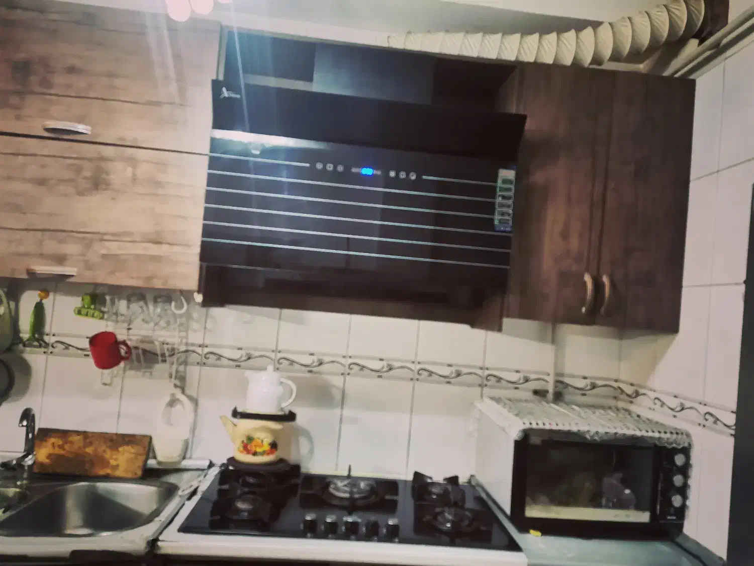 هود، گاز، سینگ ظرفشویی|هود|گنبد کاووس, |دیوار