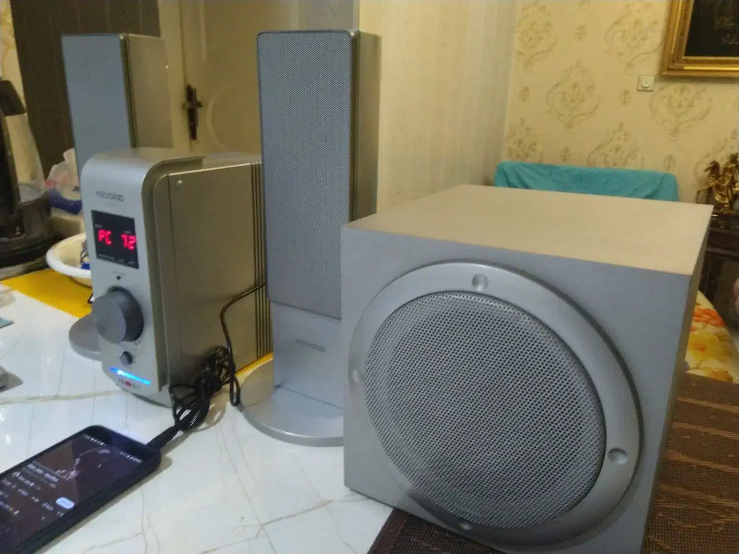 اسپیکر ۴ تکه میکرولب نو|سیستم صوتی خانگی|تهران, ستارخان|دیوار