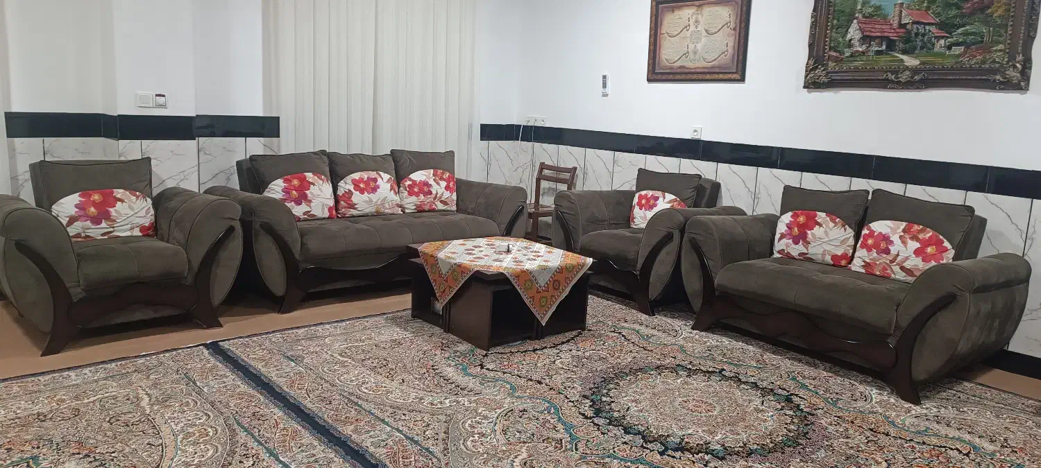 مبل درحدنوبامیزوسط وعسلی|مبلمان خانگی و میز عسلی|بهشهر, |دیوار