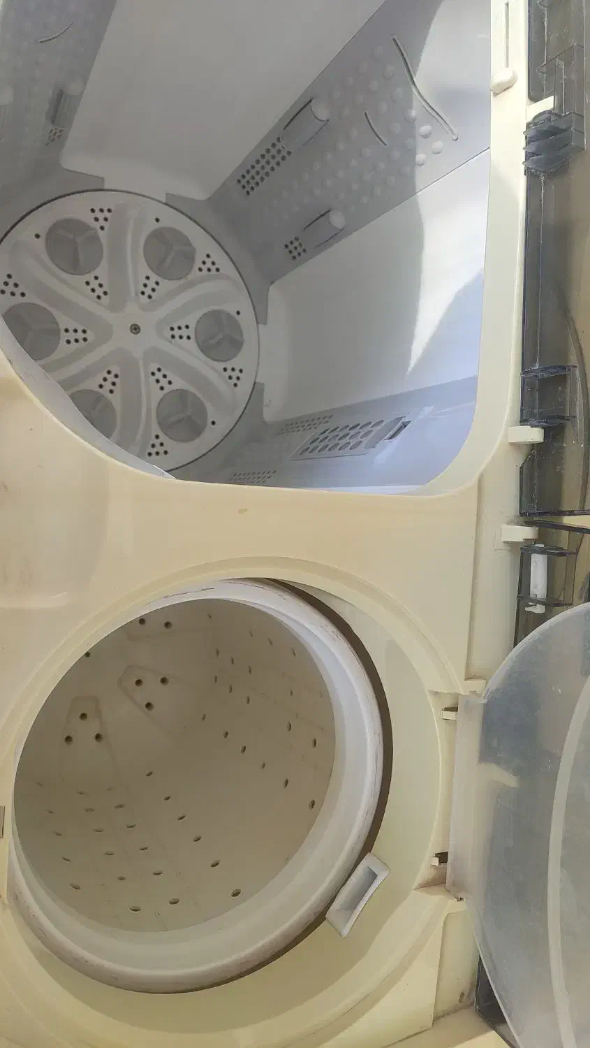 ماشین لباسشویی دوقلو|ماشین لباسشویی و خشک‌کن لباس|ایذه, |دیوار