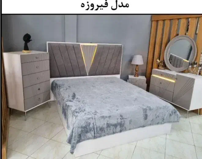 سرویس خواب فیروزه|تخت و سرویس خواب|سبزوار, ابارش|دیوار