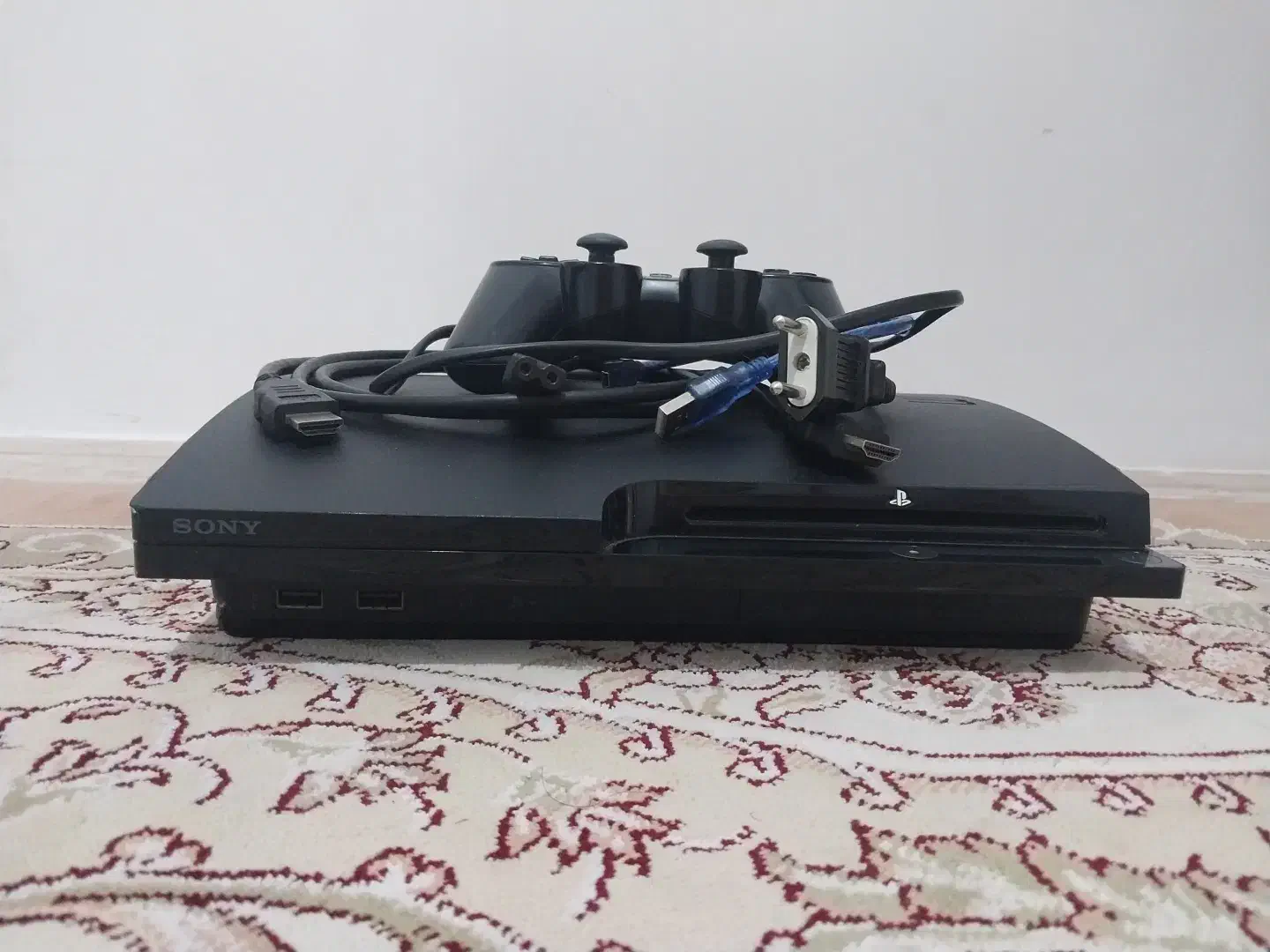 ps3 slim 500gb|کنسول، بازی ویدئویی و آنلاین|نجف‌آباد, فاز ۲ شهرک آزادگان|دیوار