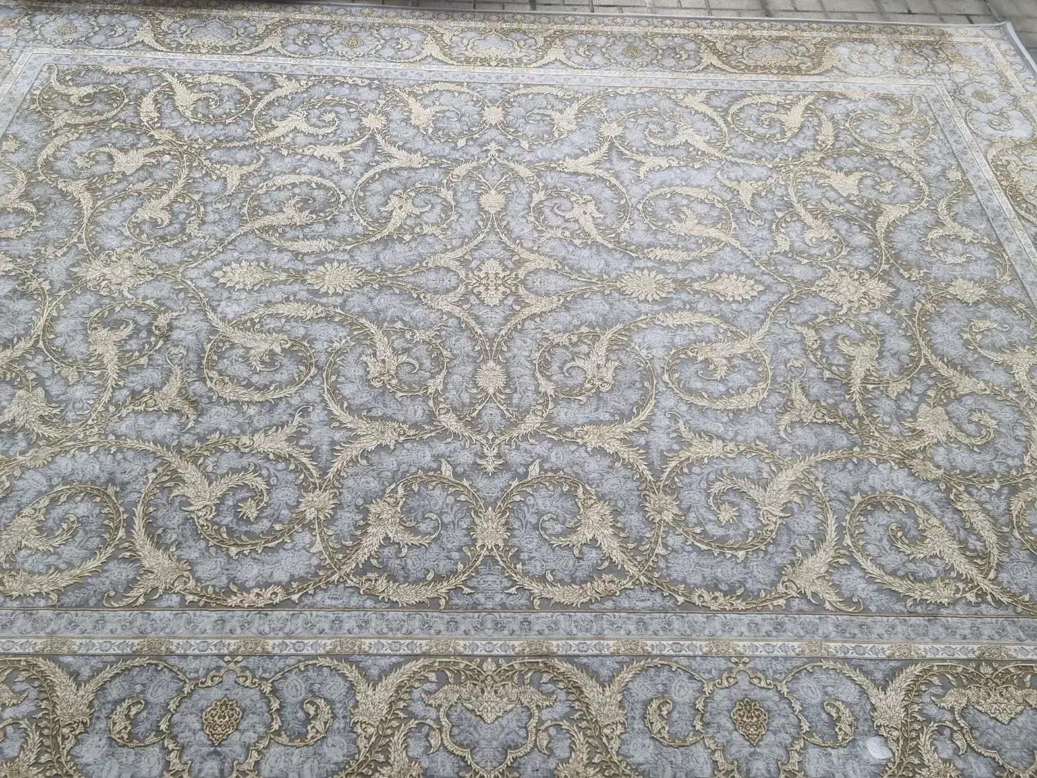 ۳تخته ۹متری ۱۲۰۰شانه طلاکوب عالی|فرش|اصفهان, کوجان|دیوار