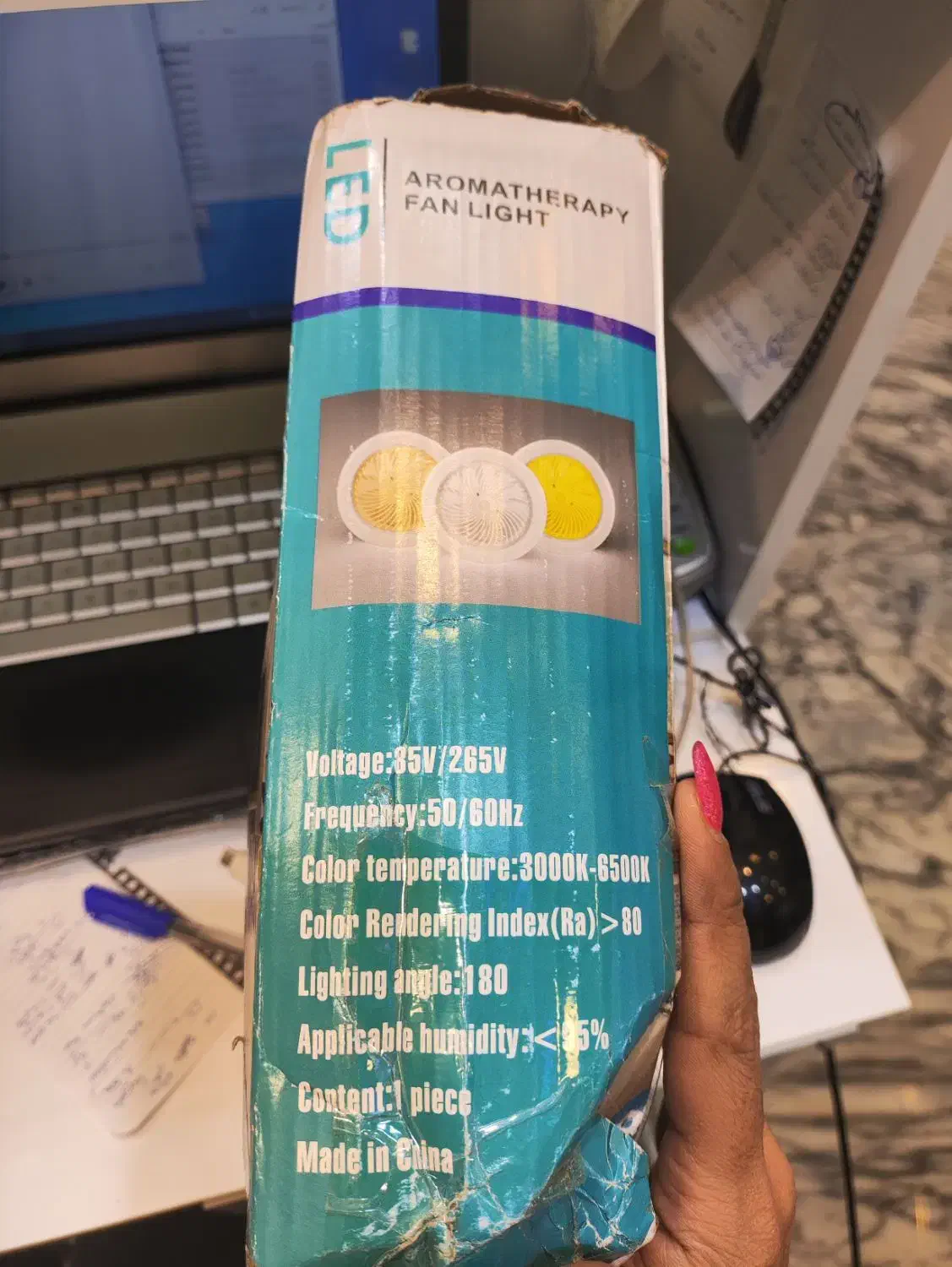 چراغ و پنکه دوکاره،تایم رنگی سقفیLEDفوری|لامپ و چراغ|تهران, صادقیه|دیوار