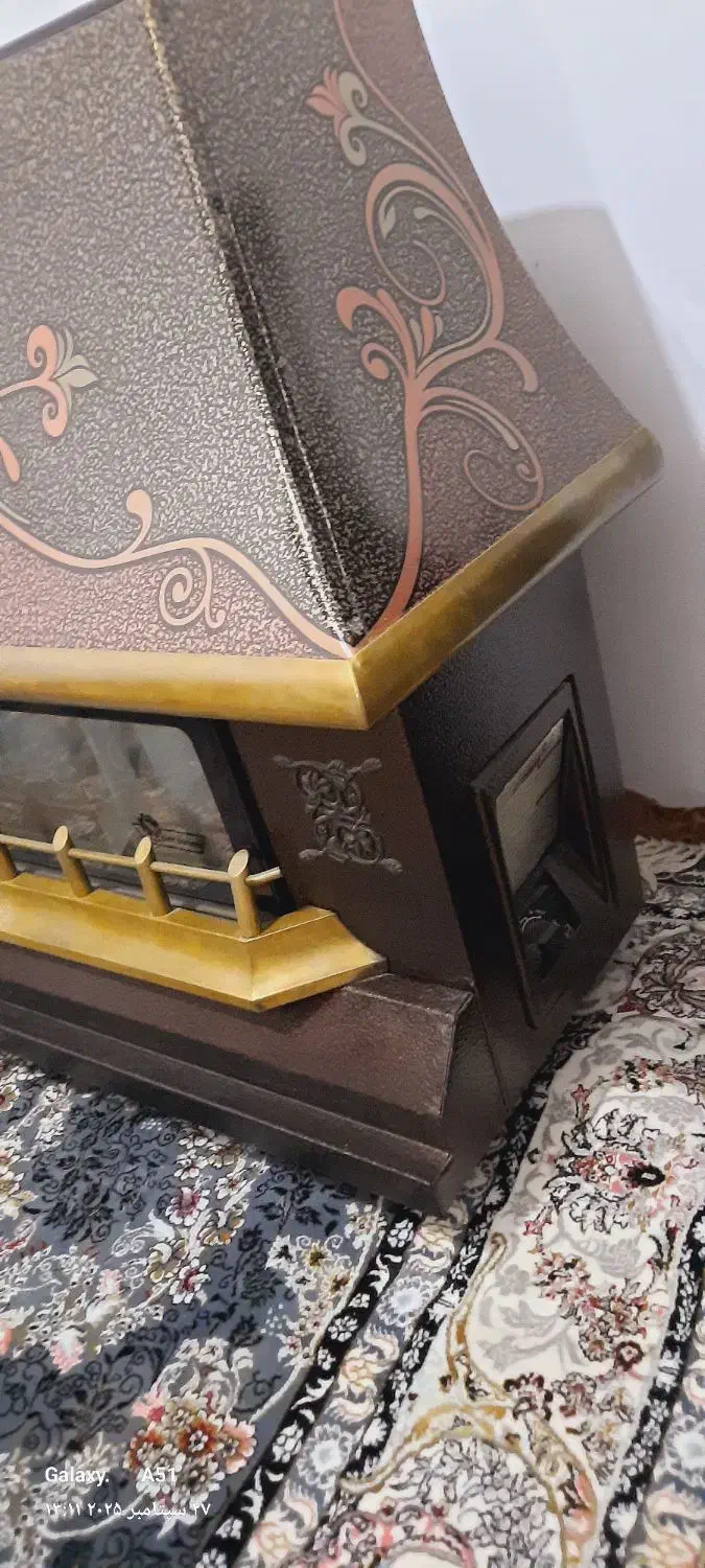 بخاری طرح شومینه|بخاری، هیتر، شومینه|ماهدشت, |دیوار