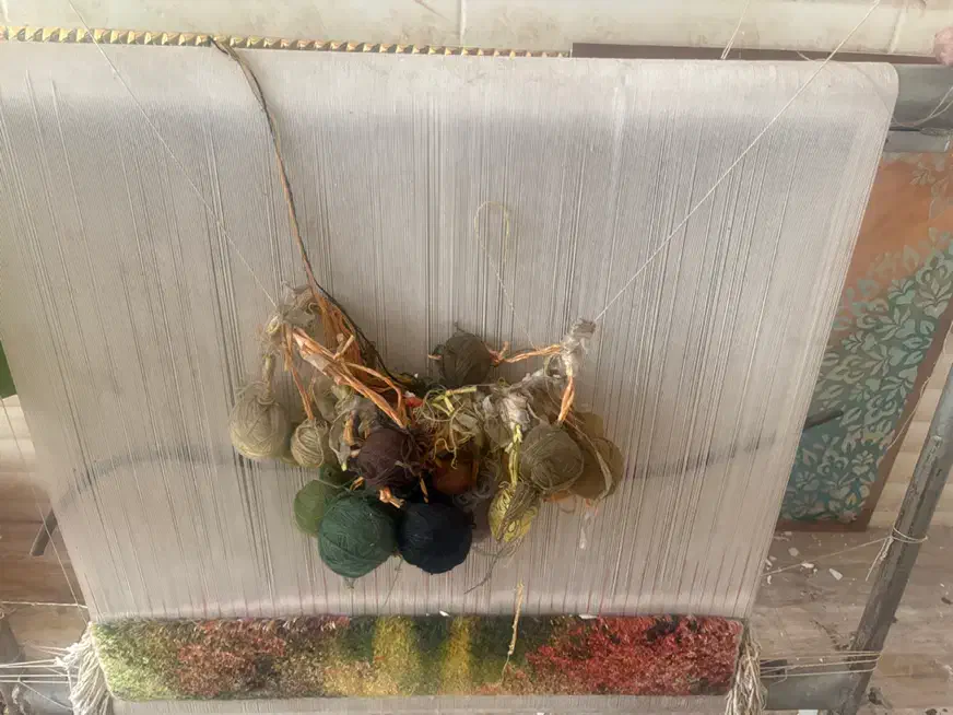 دار قالی با چله کشی|تابلو فرش|مشهد, احمدآباد|دیوار