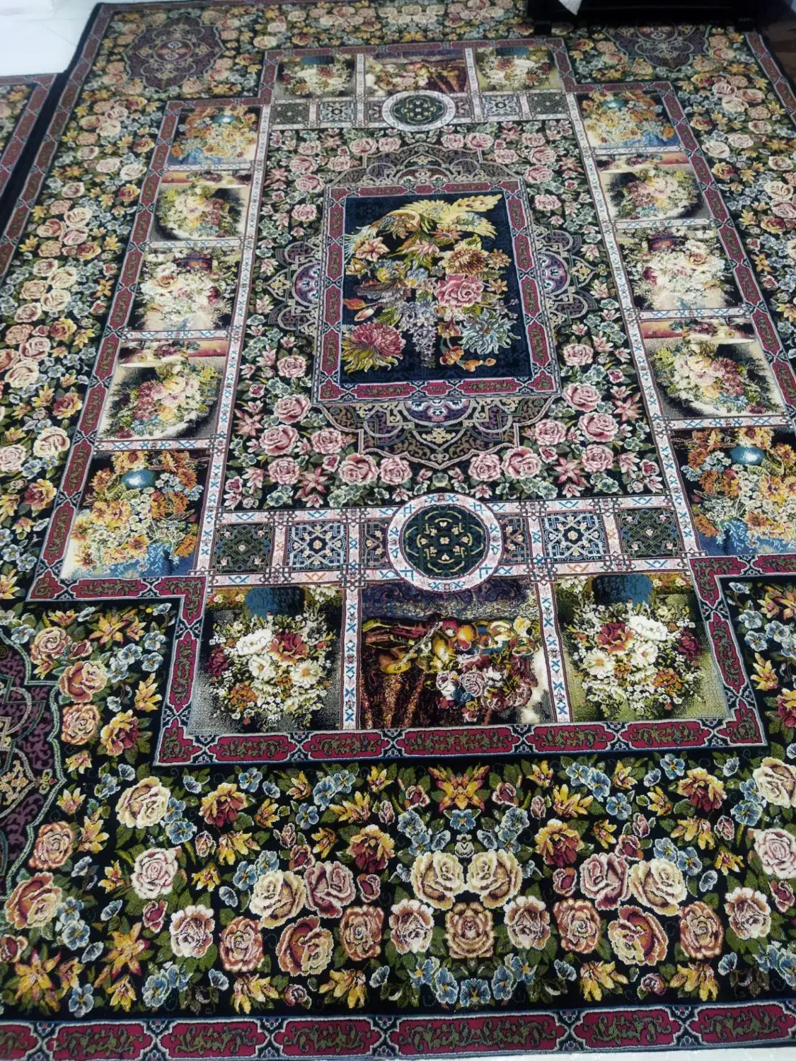 سه تخته فرش|فرش|فردوسیه, |دیوار