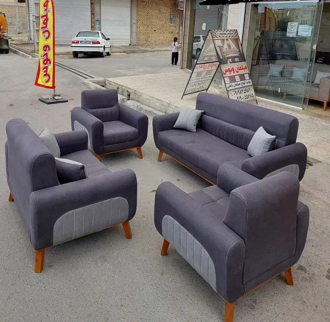 مبلمان راحتی مدل ژینو ست 7نفره|مبلمان خانگی و میز عسلی|قدس, شهرقدس|دیوار