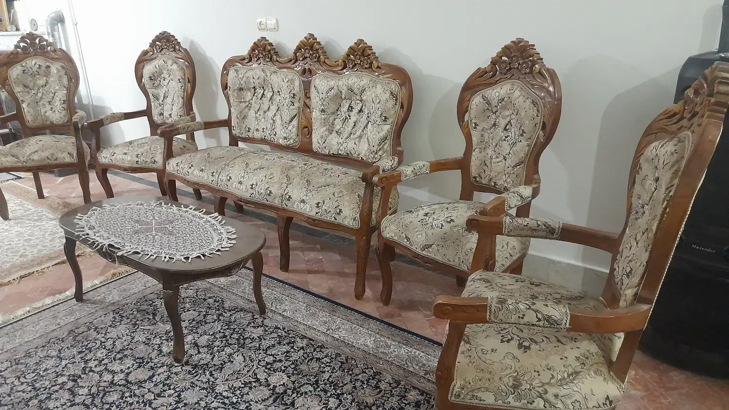 سرویس مبل ۷نفره استیل|مبلمان خانگی و میز عسلی|سبزوار, توحیدشهر|دیوار