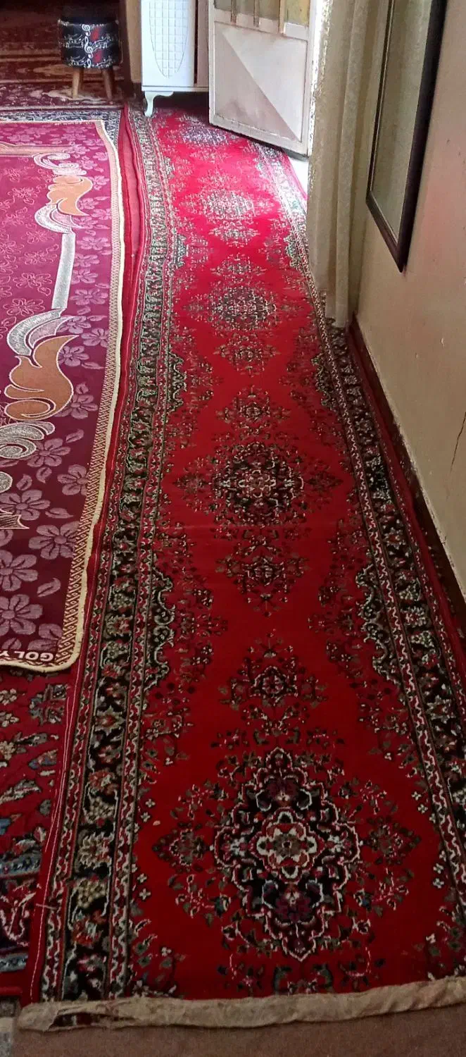 سه قالی راه رویی بدون پارگی سالم سالم|فرش|آبادان, |دیوار