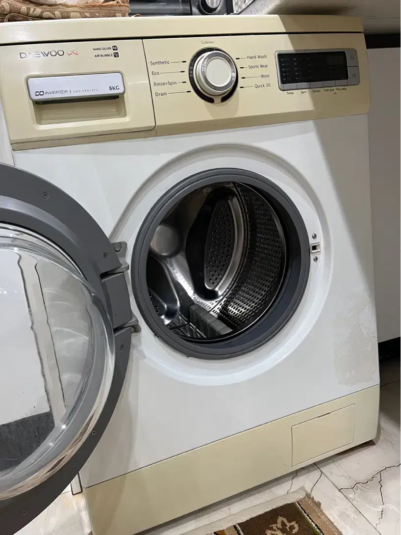 لباسشویی ۸ کیلویی دوو اصل کره|ماشین لباسشویی و خشککن لباس|ری, شهید بهشتی|دیوار