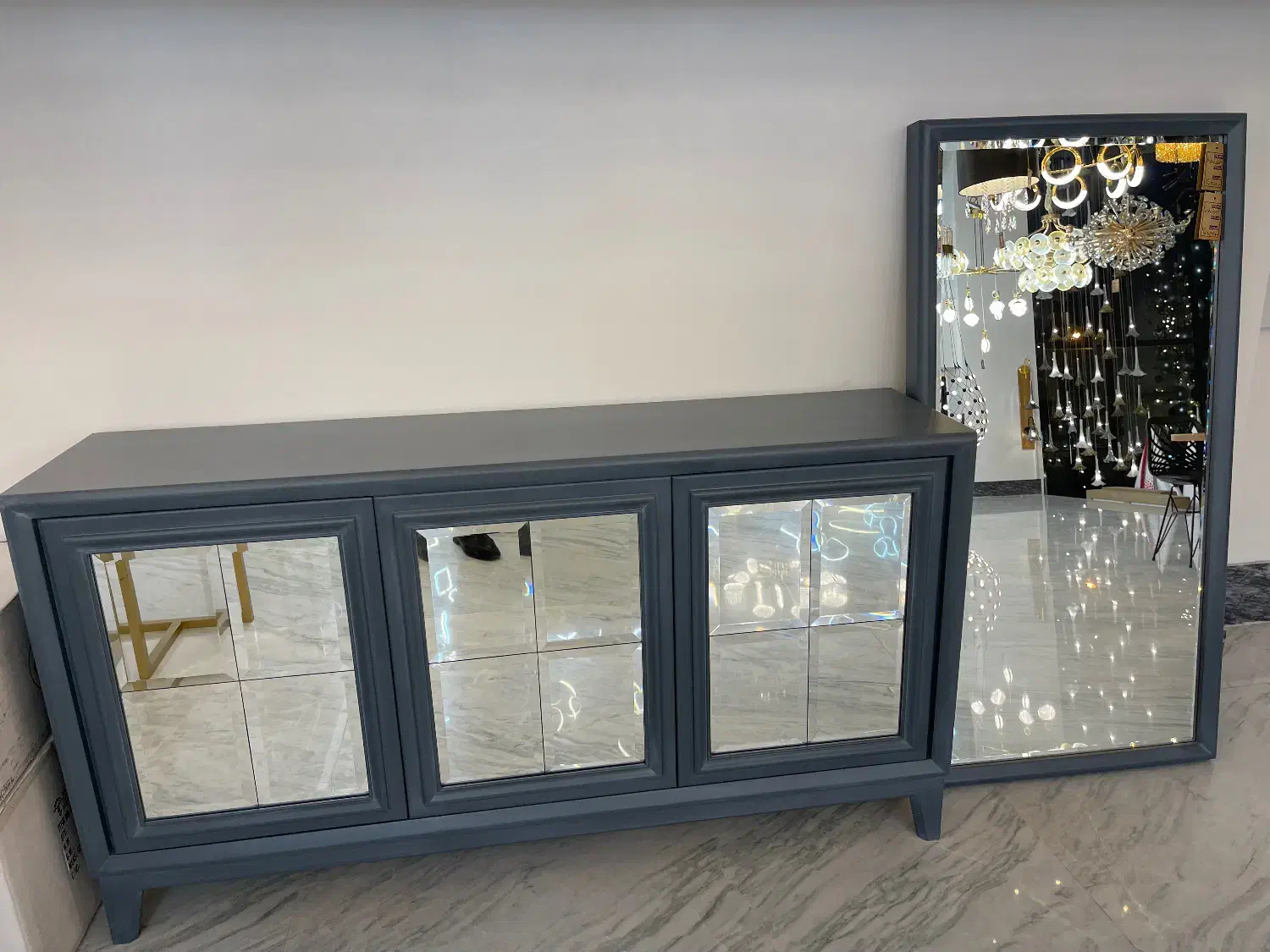 آینه کنسول تمام چوب|بوفه، ویترین، کنسول|قم, جهان بینی|دیوار