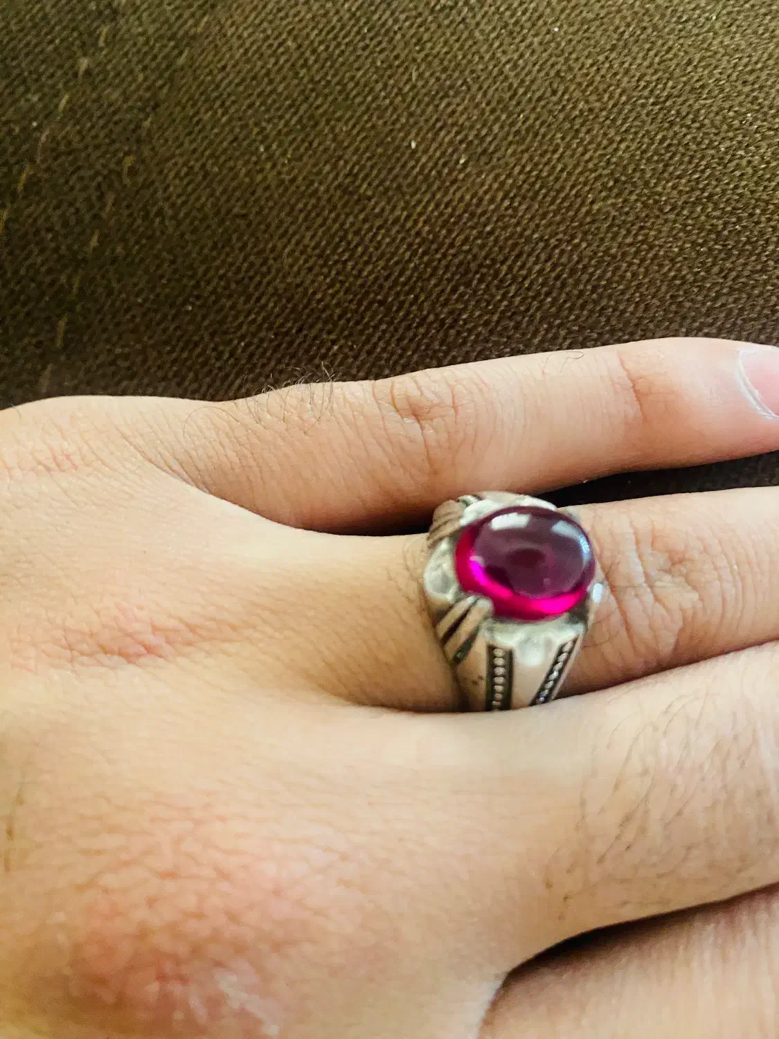 انگشترنقره وسنگ اصلی|جواهرات|بندرعباس, |دیوار