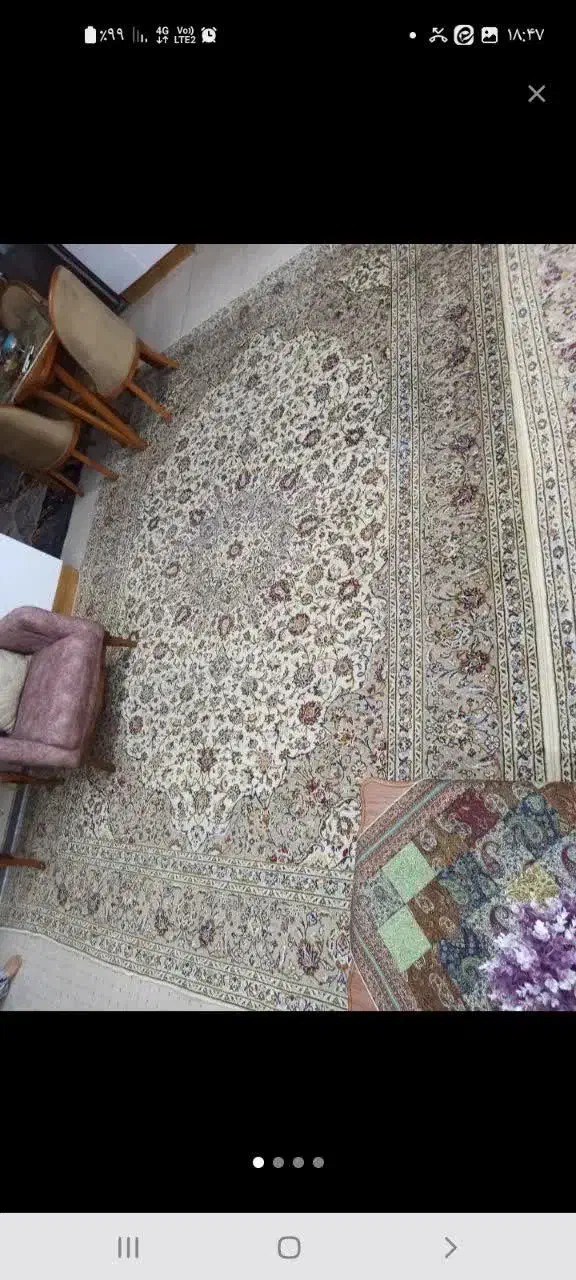 فروش قالی دستباف کار کرده کاشان|فرش|پرند, فاز ۶|دیوار
