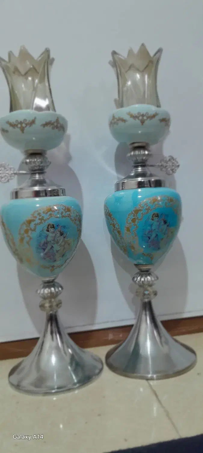 یک جفت شمعدانی|صنایع دستی و سایر لوازم تزئینی|پردیس, فاز ۸|دیوار