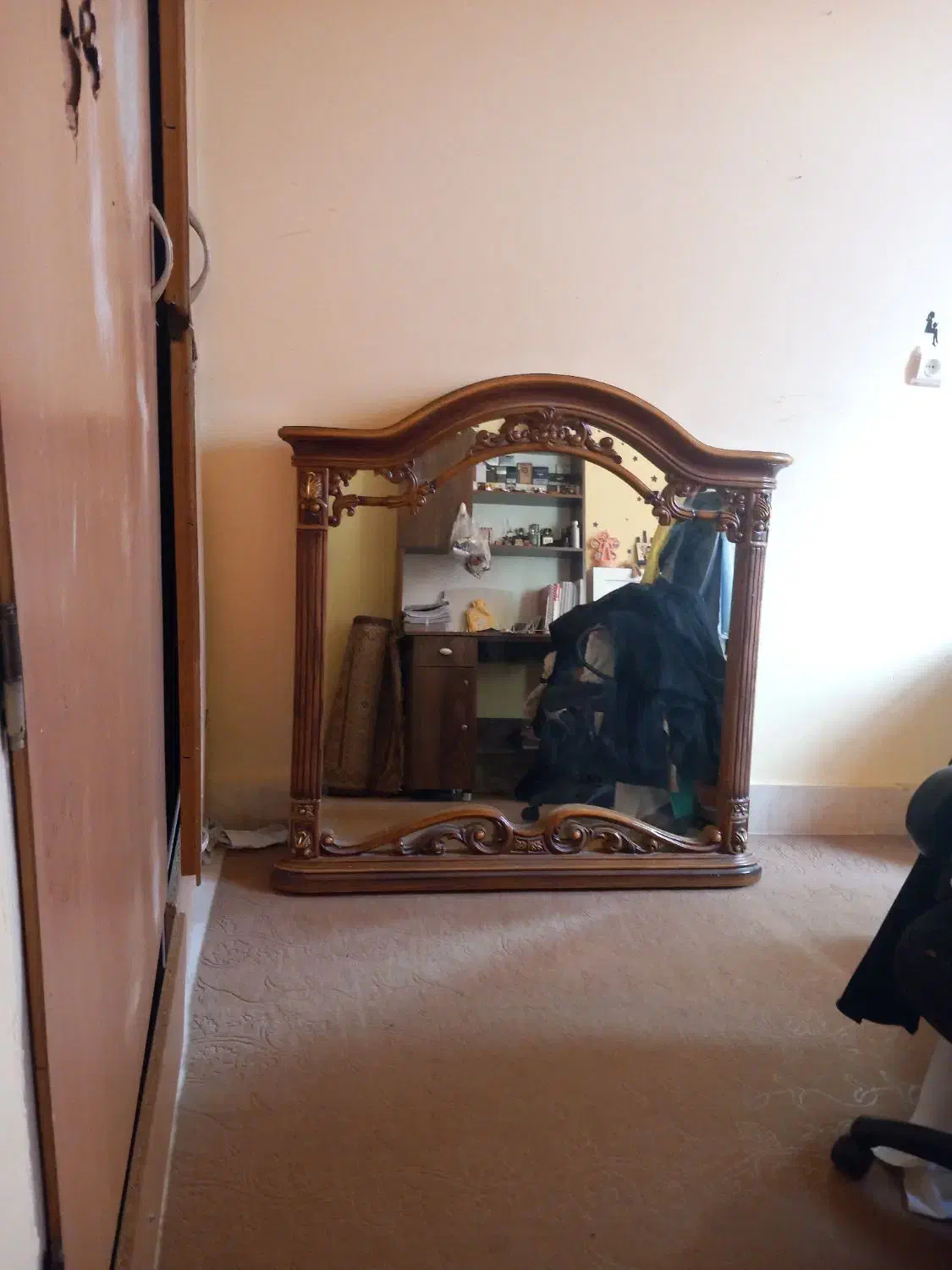 آینه|بوفه، ویترین، کنسول|قم, نیروگاه|دیوار