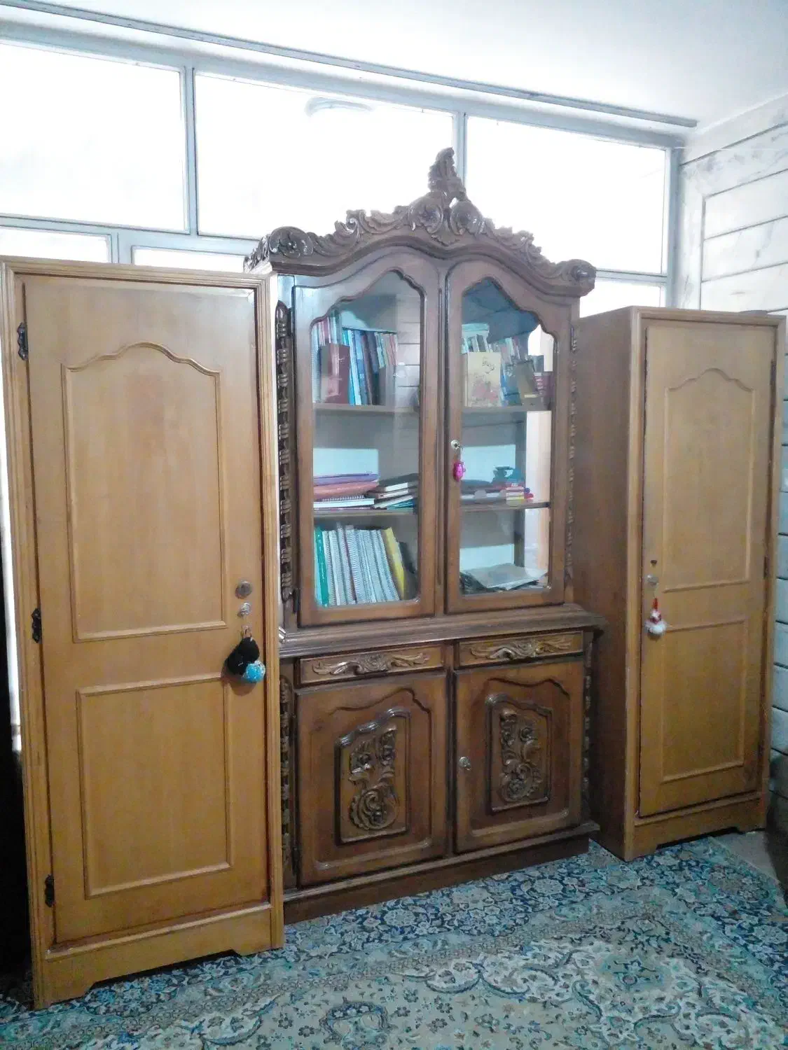 محصولات چوبی مرغوب|کتابخانه، شلف، قفسه‌های دیواری|خمینی‌شهر, |دیوار