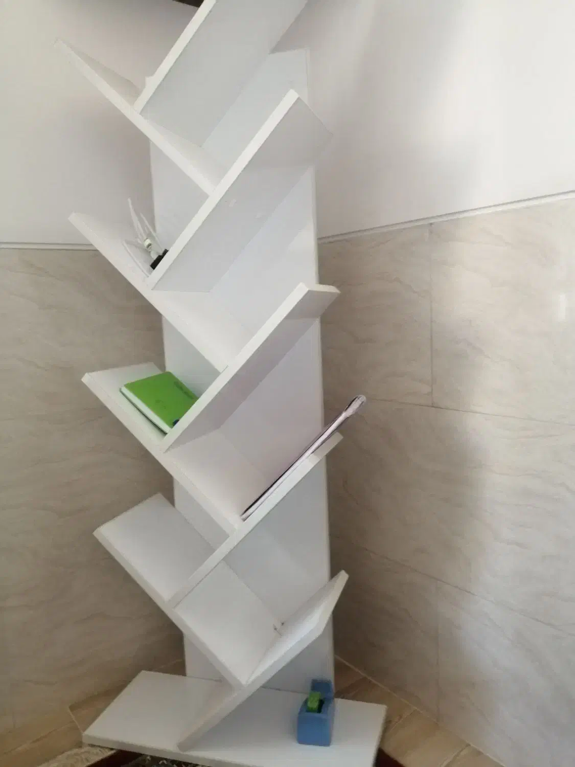 کتابخانه در حد نو|کتابخانه، شلف، قفسههای دیواری|زرقان, |دیوار